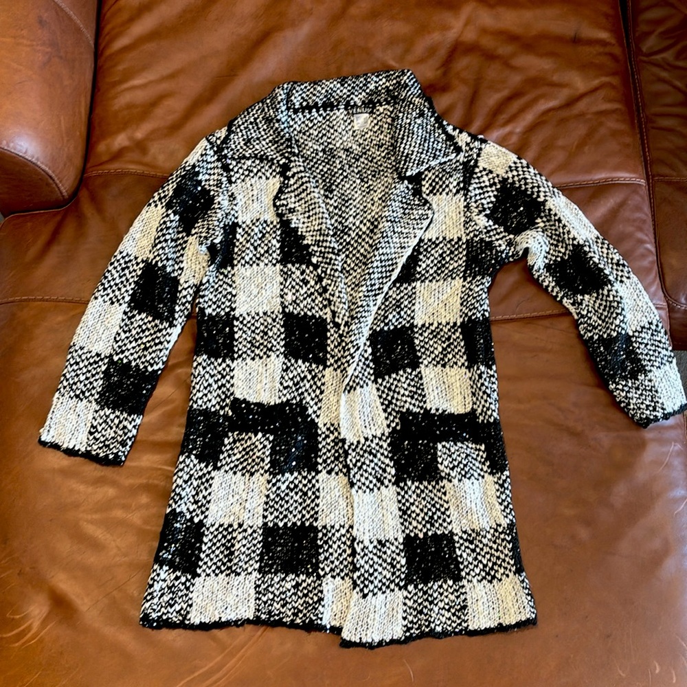 Venus throw over sparkly jacket